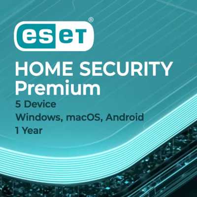 ESET HOME Security Premium 5 dev. for 1 year