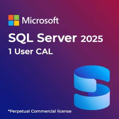 SQL Server 2025 - 1 User CAL